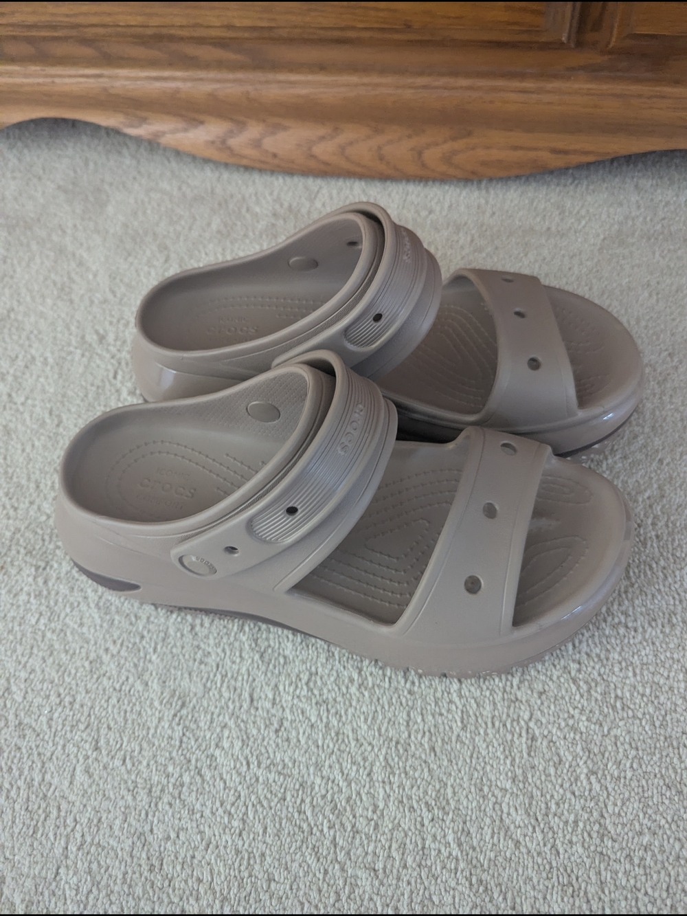 Crocs Sandal Light Brown Size Women's 10 Mens Size 8